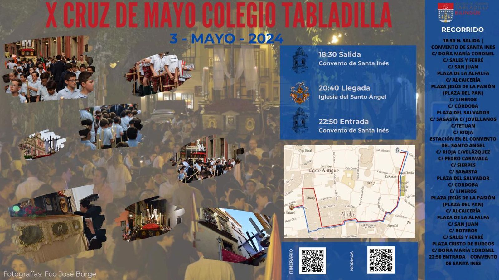 Cartel de la décima edición de esta procesión