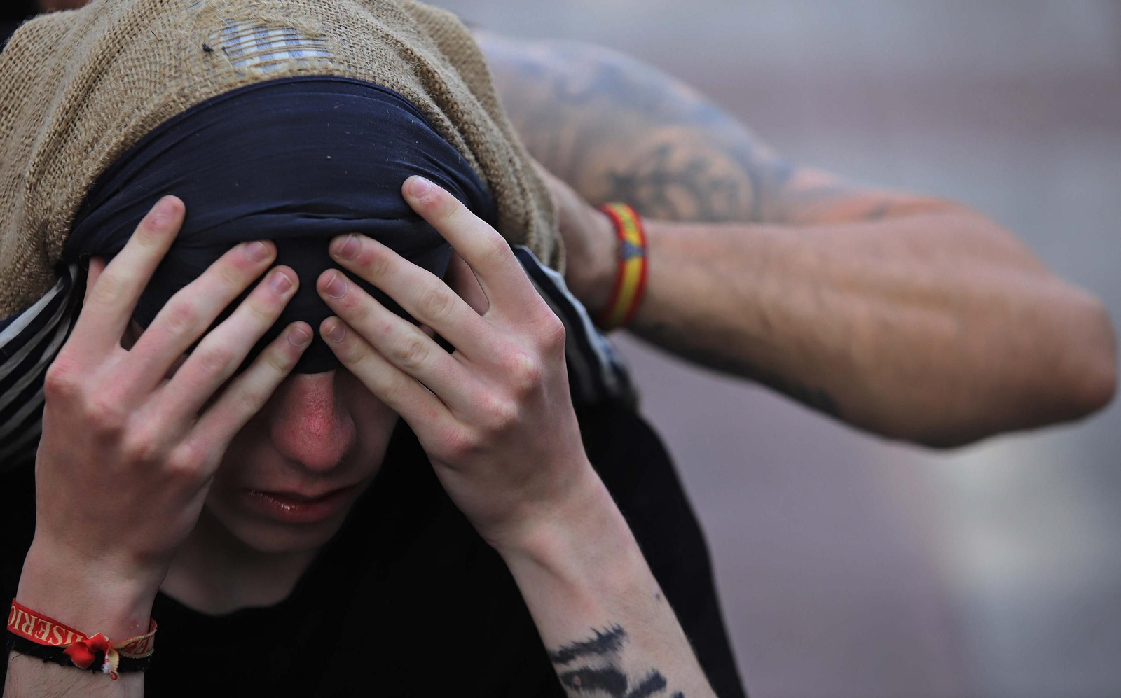 Fotos del Jueves Santo en Algeciras: Tres Caídas y Nazareno