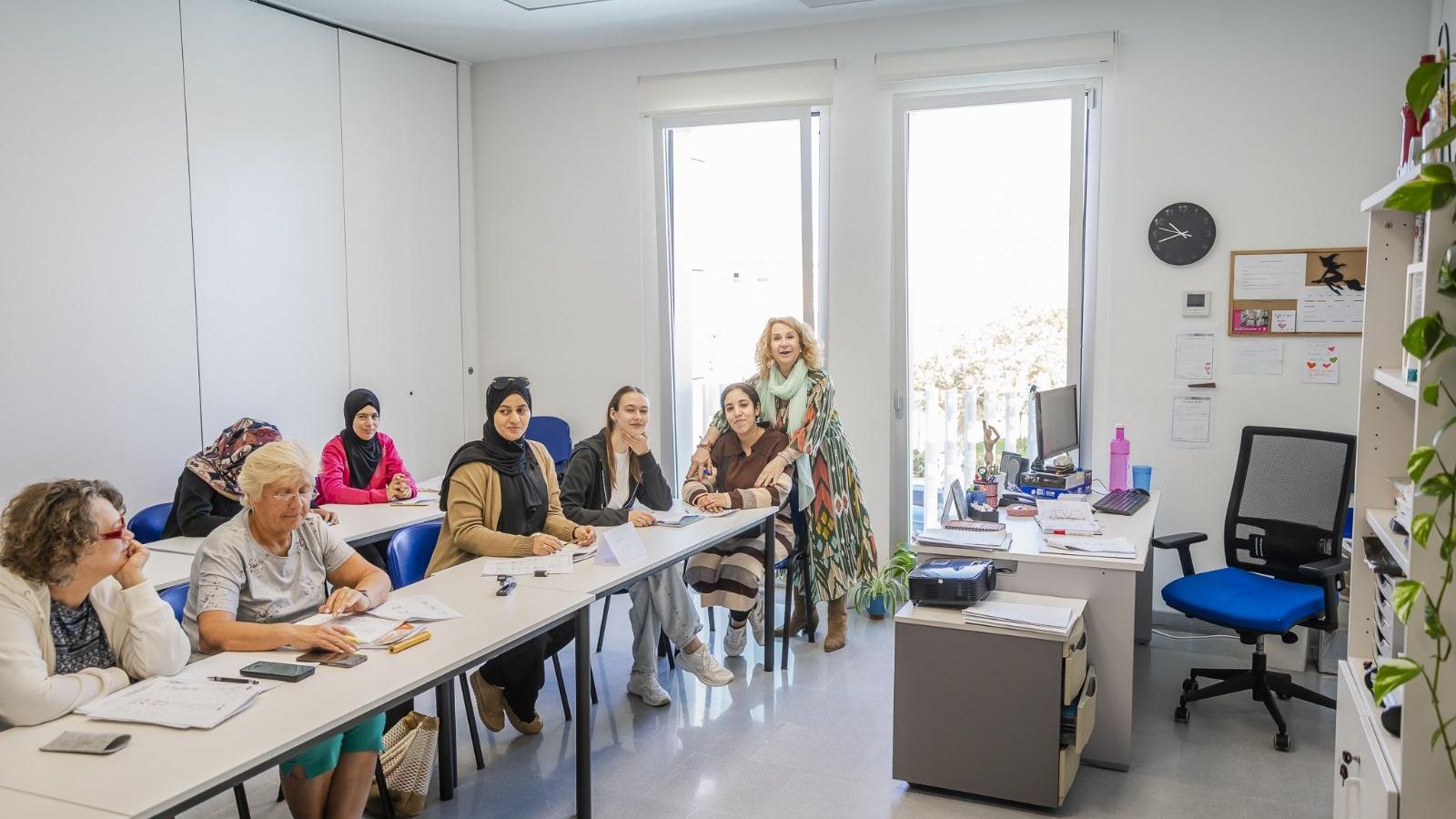 Los grupos de formación se dividen en cuatro módulos y tienen alumnos de distintas procedencias.