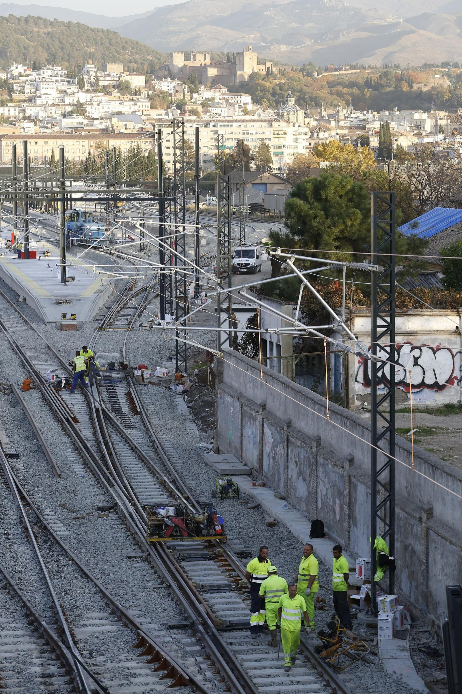 Las imágenes de las obras del AVE