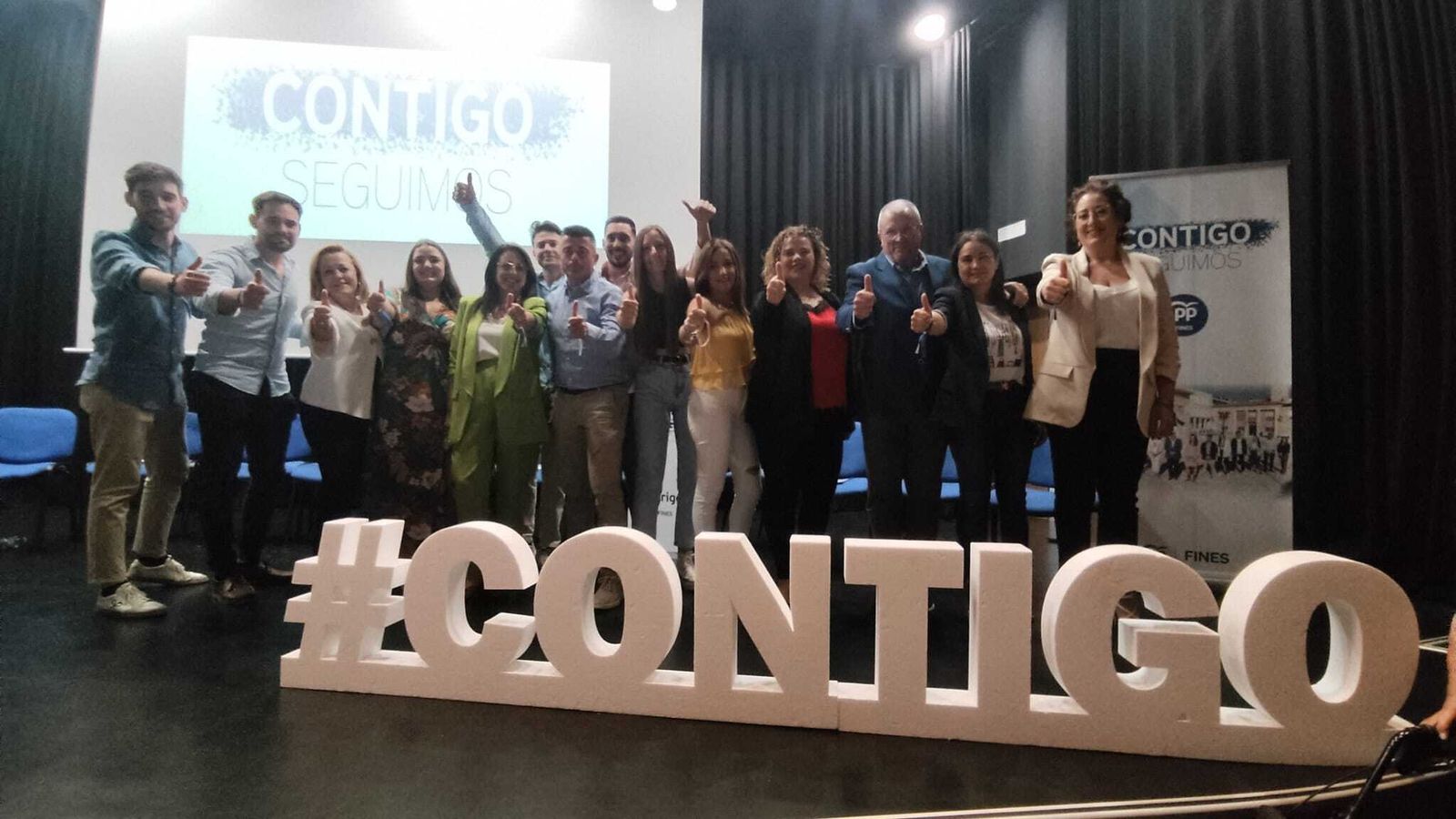 Presentación de los candidatos del PP en Fines