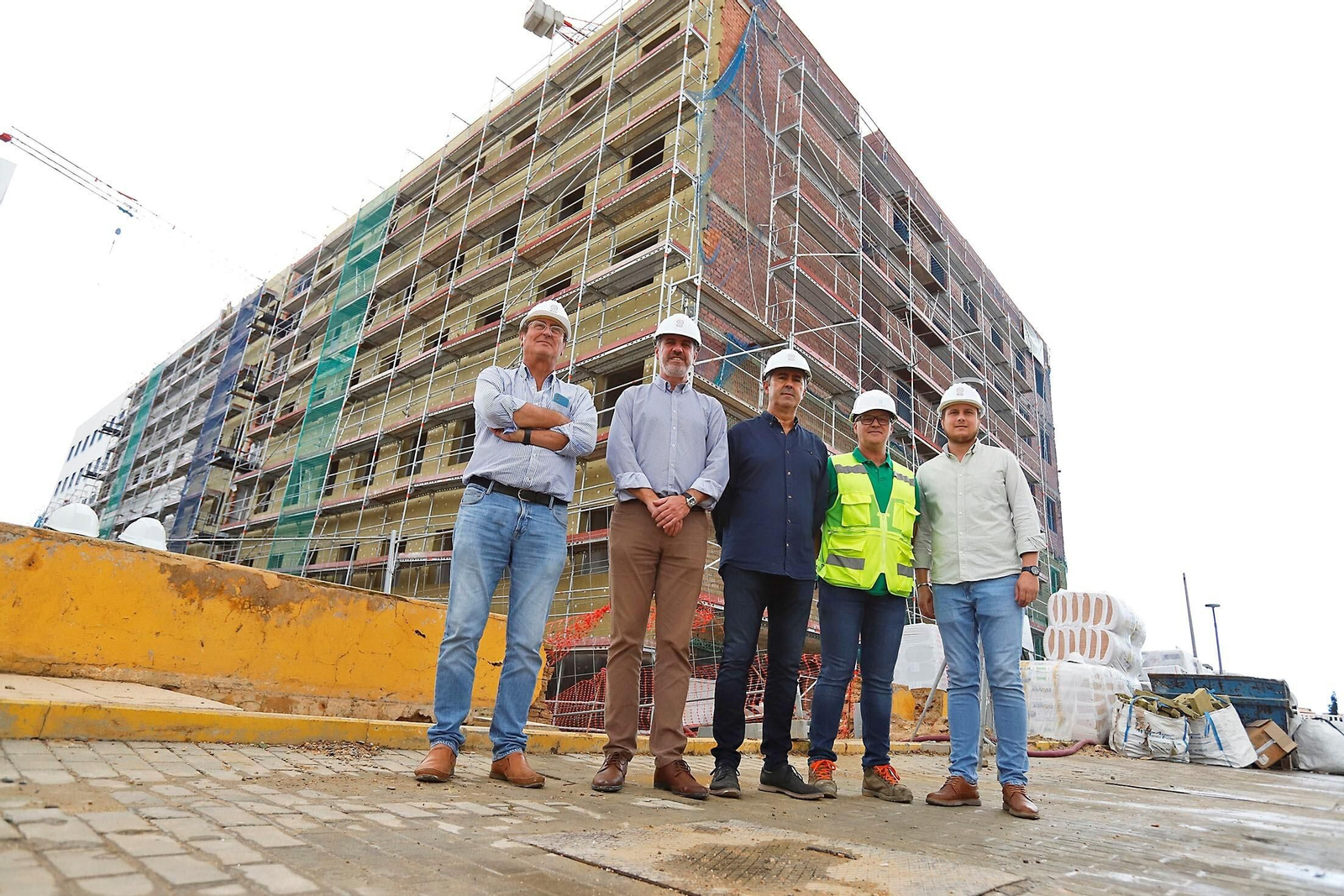 Imágenes de las obras de la residencia de estudiantes de Huelva