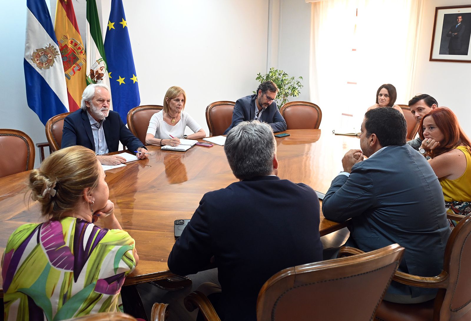 Reunión de la alcadesa con la Asociación de la Prensa de Jerez.