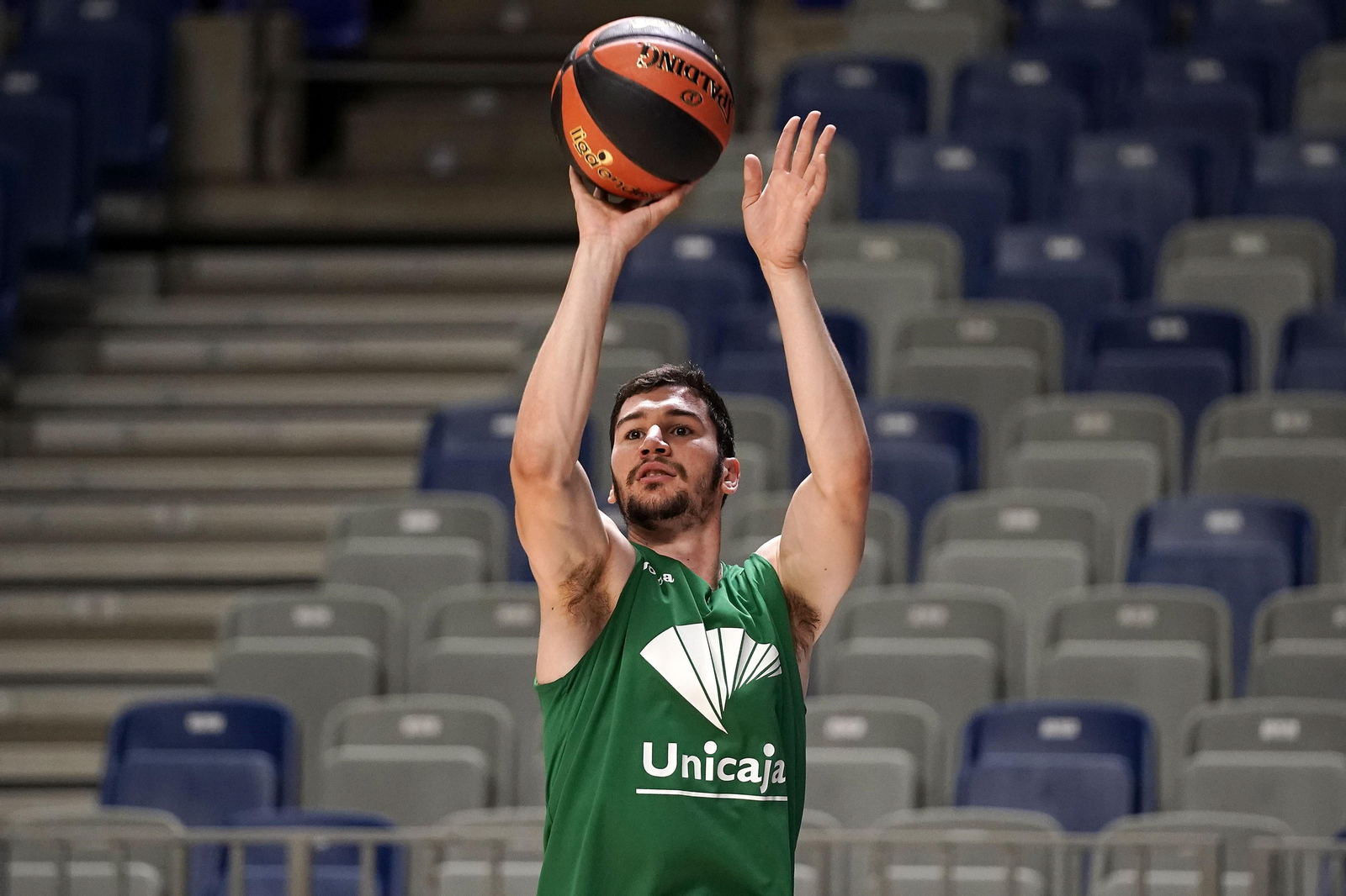 Darío Brizuela, en un entrenamiento reciente.
