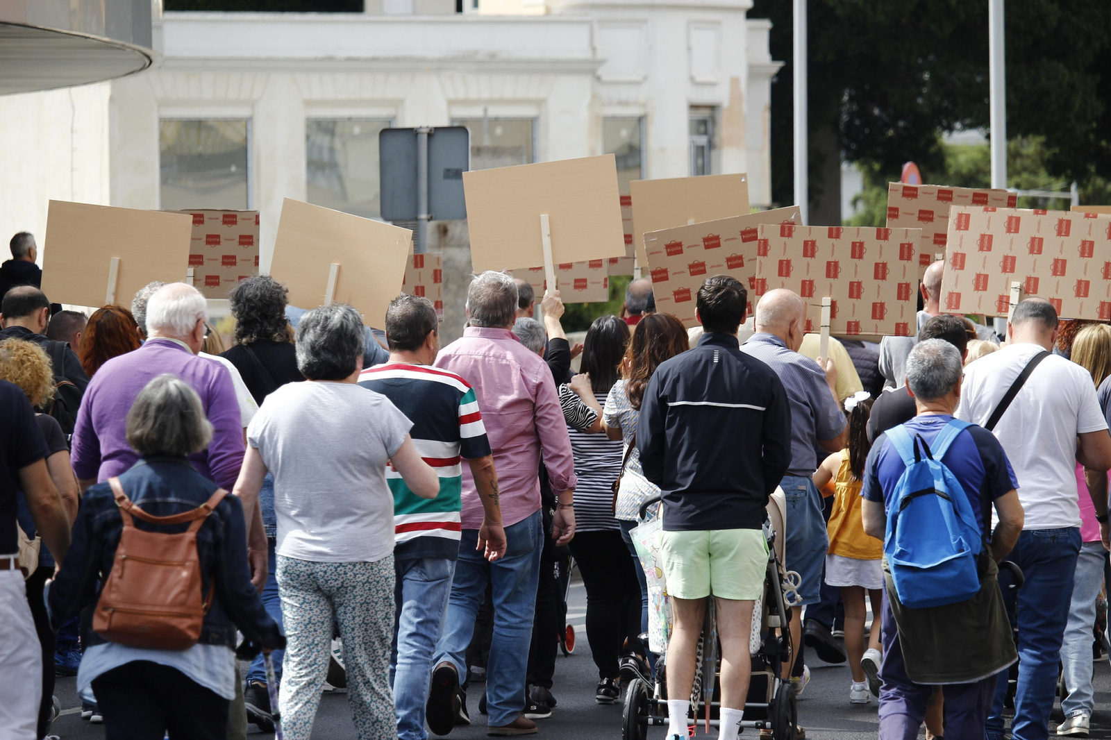 Fotos de la Manifestación de los vecinos de La Bajadilla.