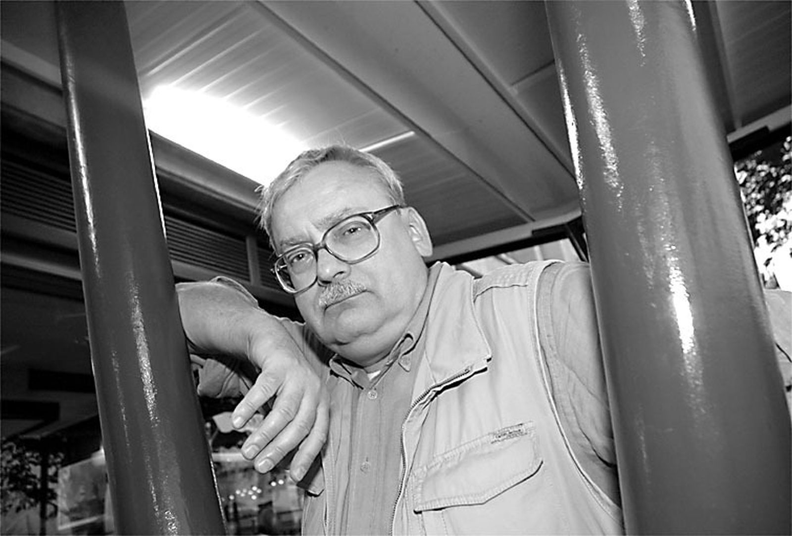 El escritor Andrezj Sapkowski en su visita a Cádiz en el año 2004