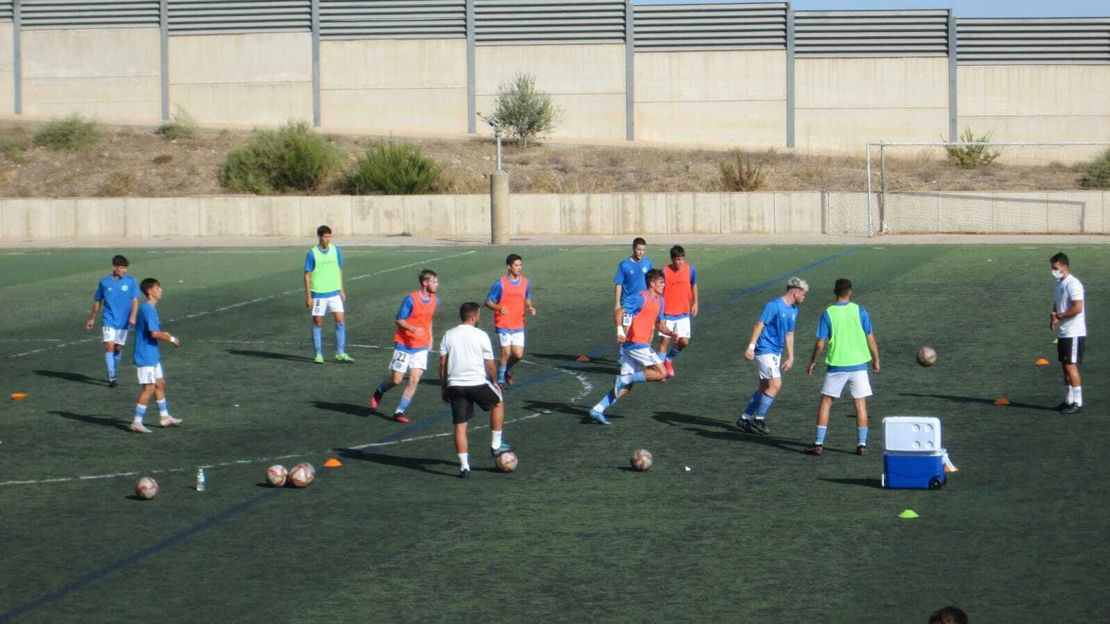 Entrenamiento del CD El Ejido.