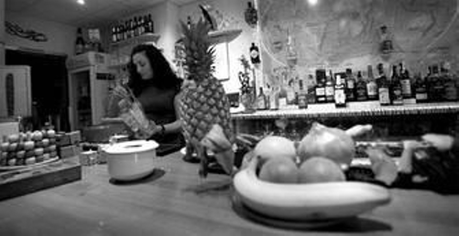 Los batidos, cócteles, sorbetes y demás bebidas se elaboran con fruta natural.