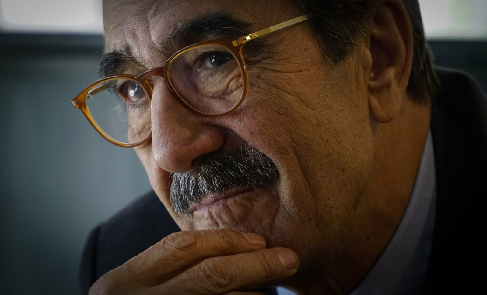 Emilio Ontiveros, durante la entrevista.