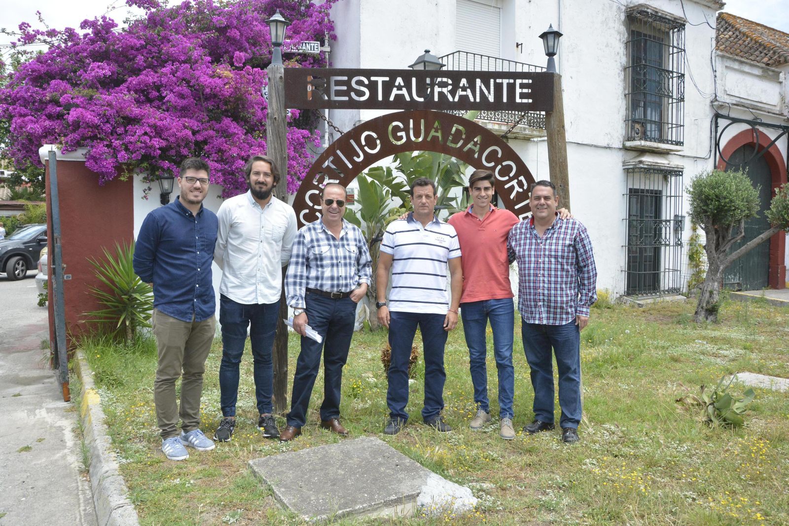 Rafa Máiquez, Alessio González, Juan Carlos Landrove, Juan Carlos Benítez, Miguel Pacheco y Rubén Almagro.
