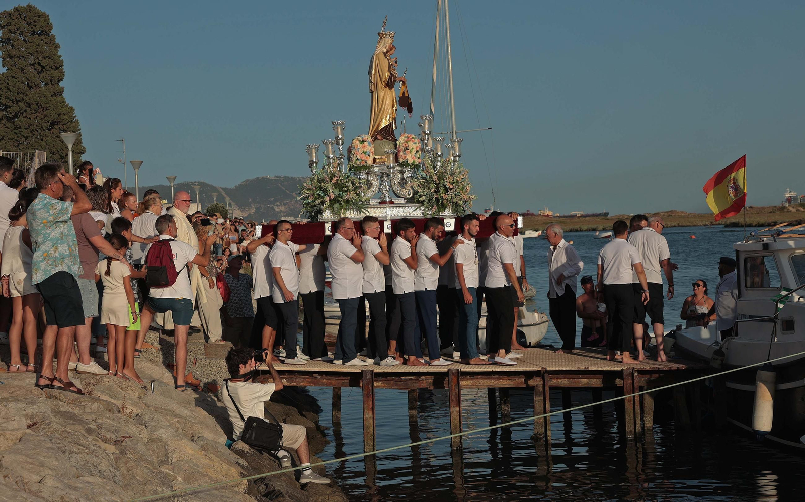Fotos de la procesión de la Virgen del Carmen en Palmones