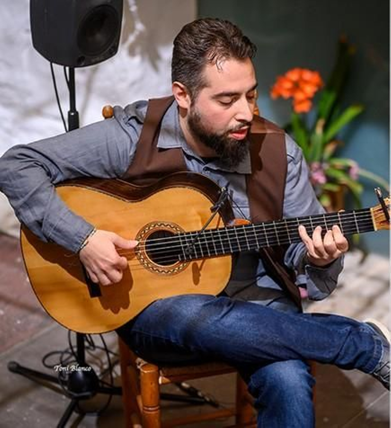 El guitarrista Gabriel D'Ario.