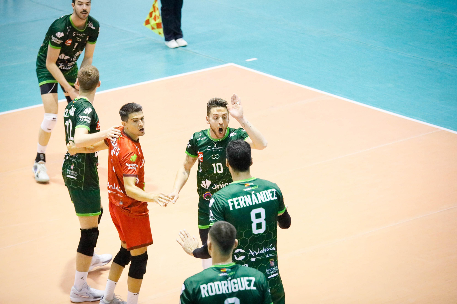 Imágenes del partido entre Unicaja Almería y Grupo Herce Soria