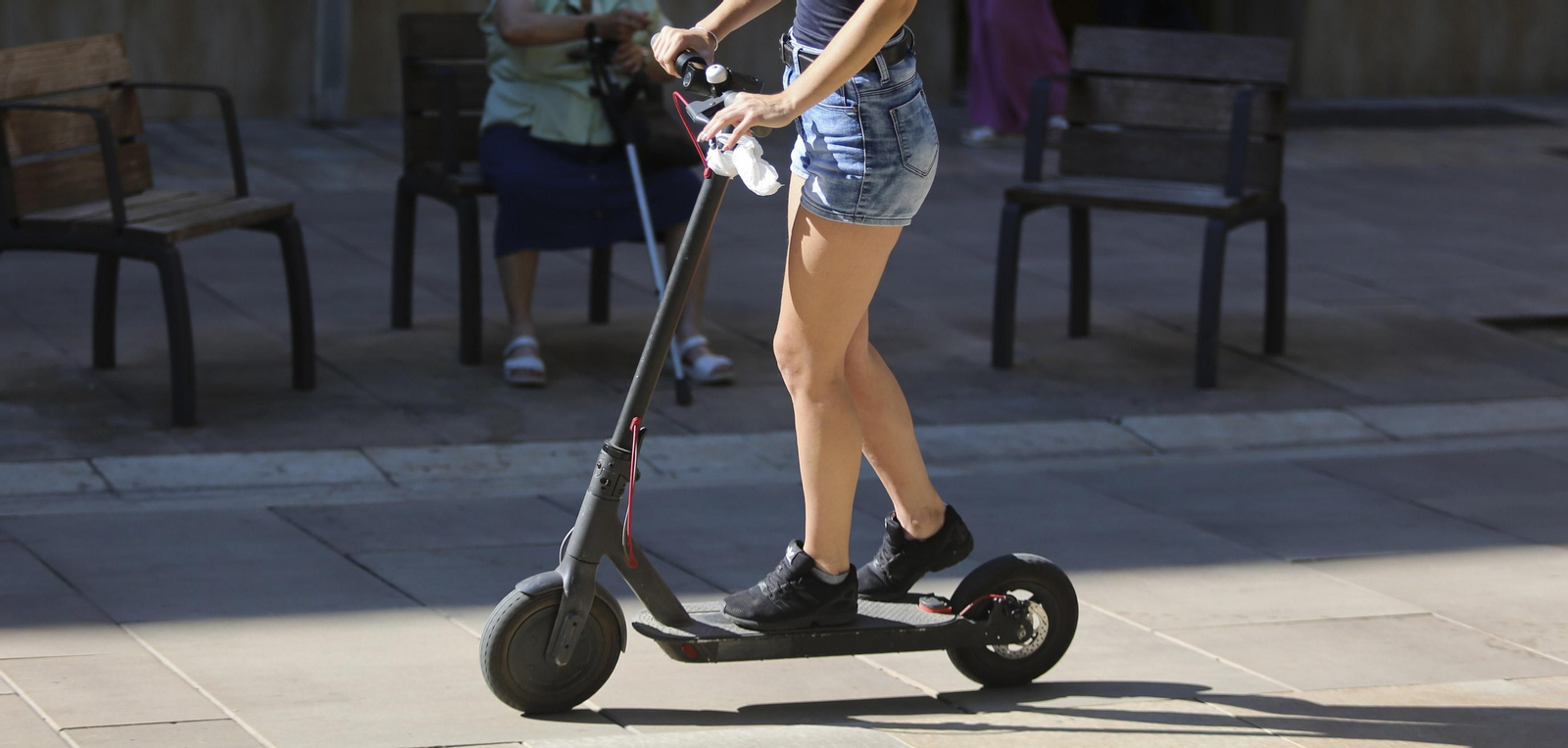Un patinete eléctrico en una imagen de archivo.