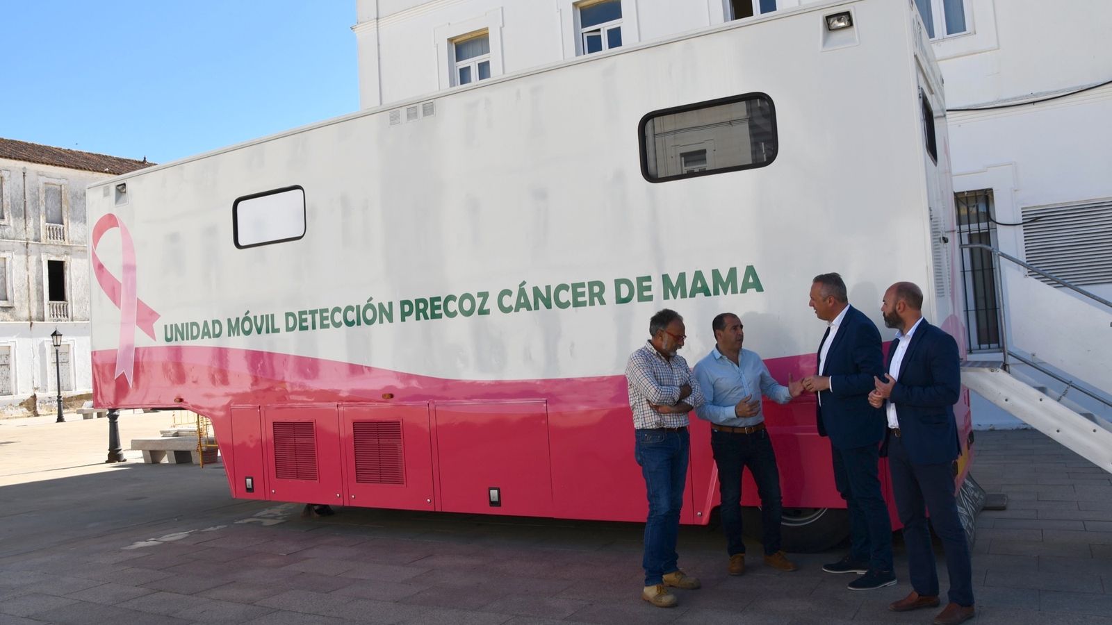 Una Unidad Móvil como la que se va a instalar en Cantoria para la detección precoz del cáncer de mama