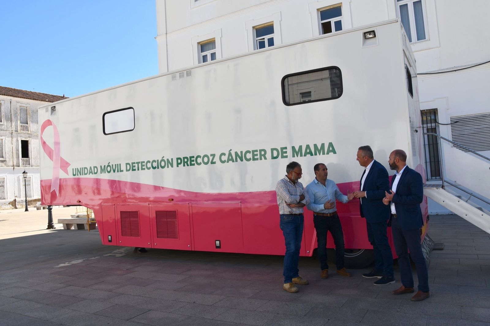 Una Unidad Móvil como la que se va a instalar en Cantoria para la detección precoz del cáncer de mama