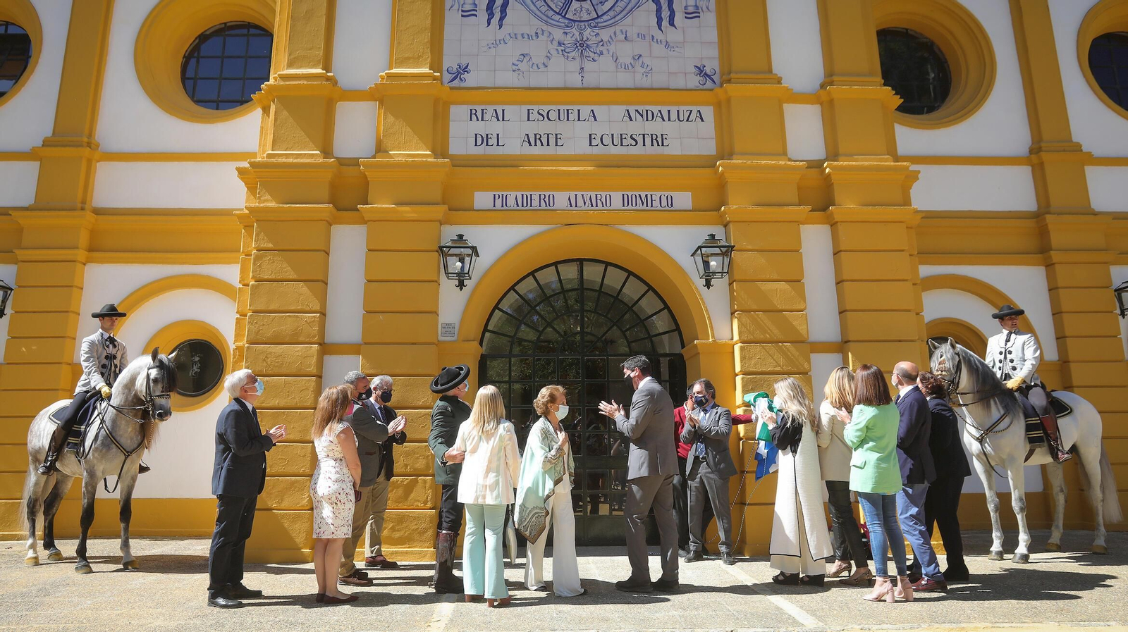 Así fue el homenaje a Álvaro Domecq en la Real Escuela Andaluza del Arte Ecuestre en Jerez