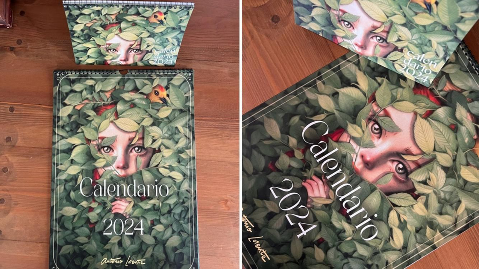 Calendario 2024 del ilustrador Antonio Lorente