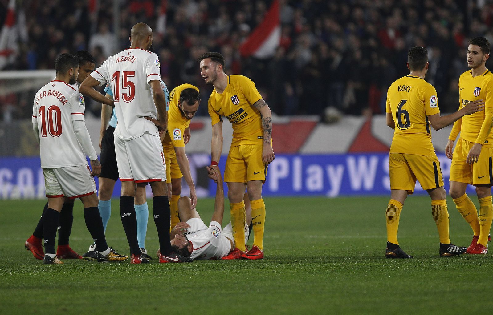 El Sevilla FC-Atlético de Madrid de Copa, en imágenes