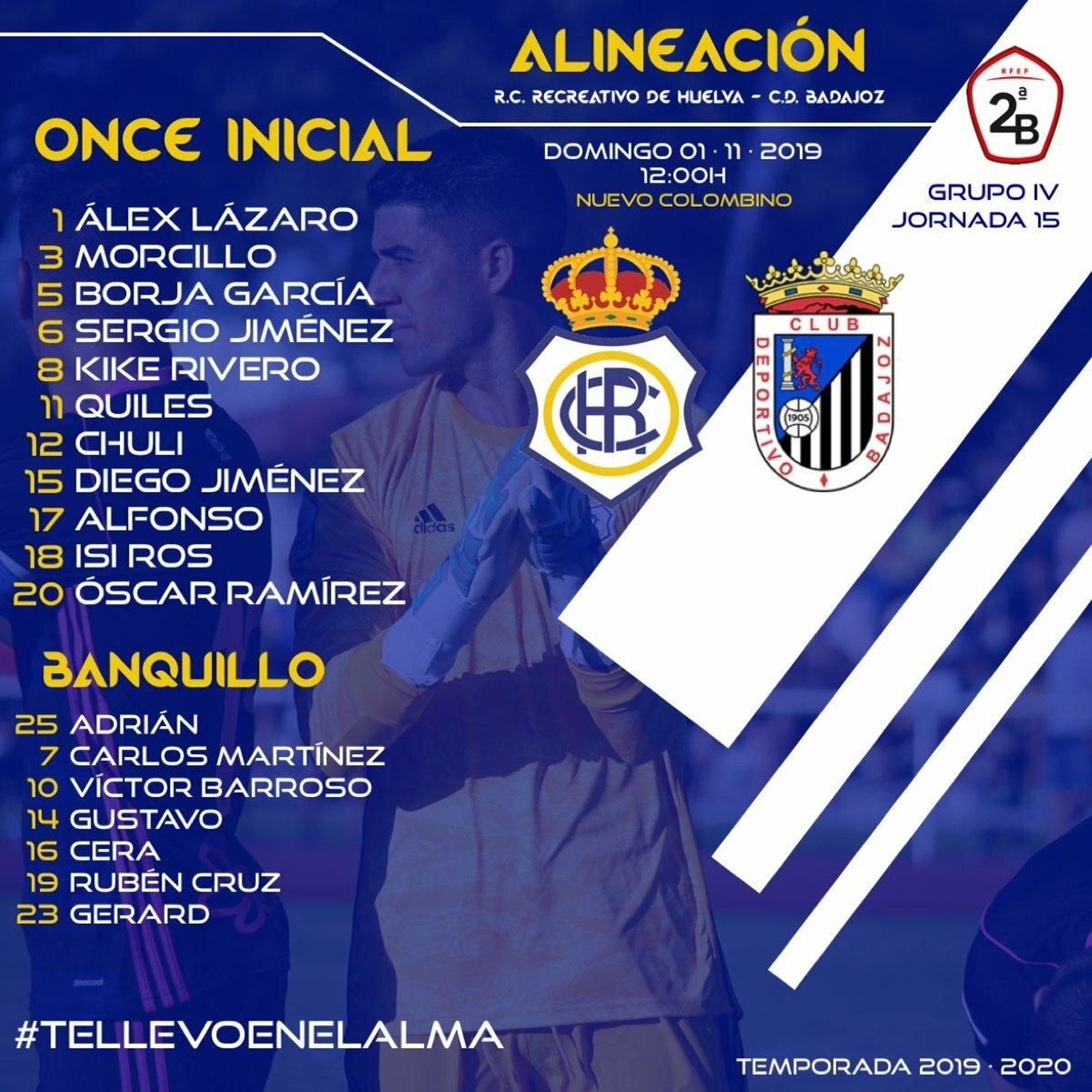 Alineación Recreativo de Huelva