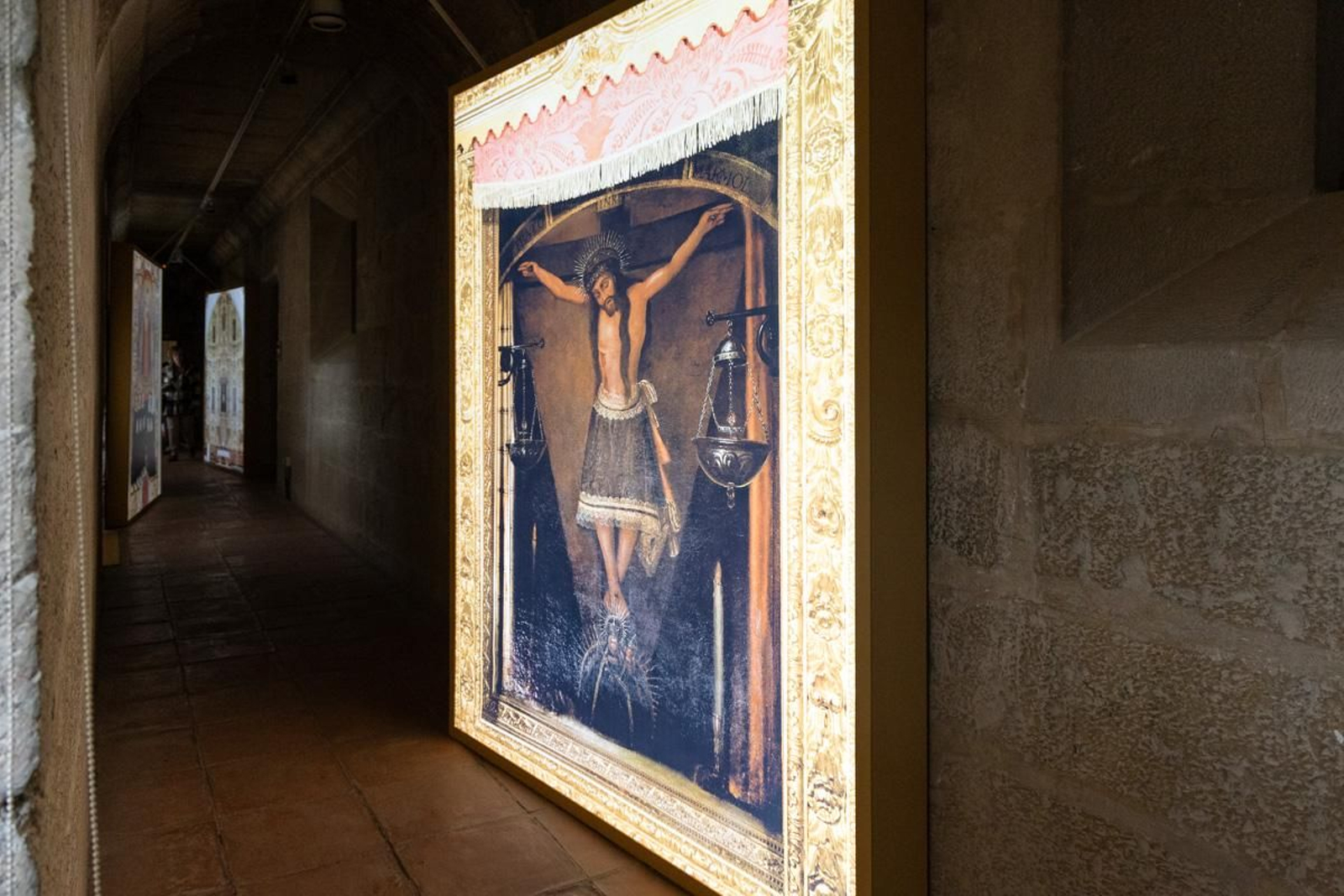 Exposición 'Trampantojos a lo divino: Devociones pintadas en el Barroco giennense', en imágenes