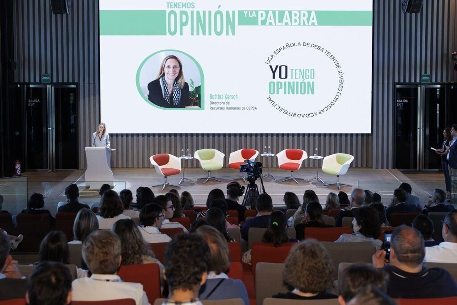 Presentación de la III edición de la liga de debate para jóvenes con discapacidad intelectual organizada por Cepsa  y la Liga Española de Debate Universitario (Ledu).
