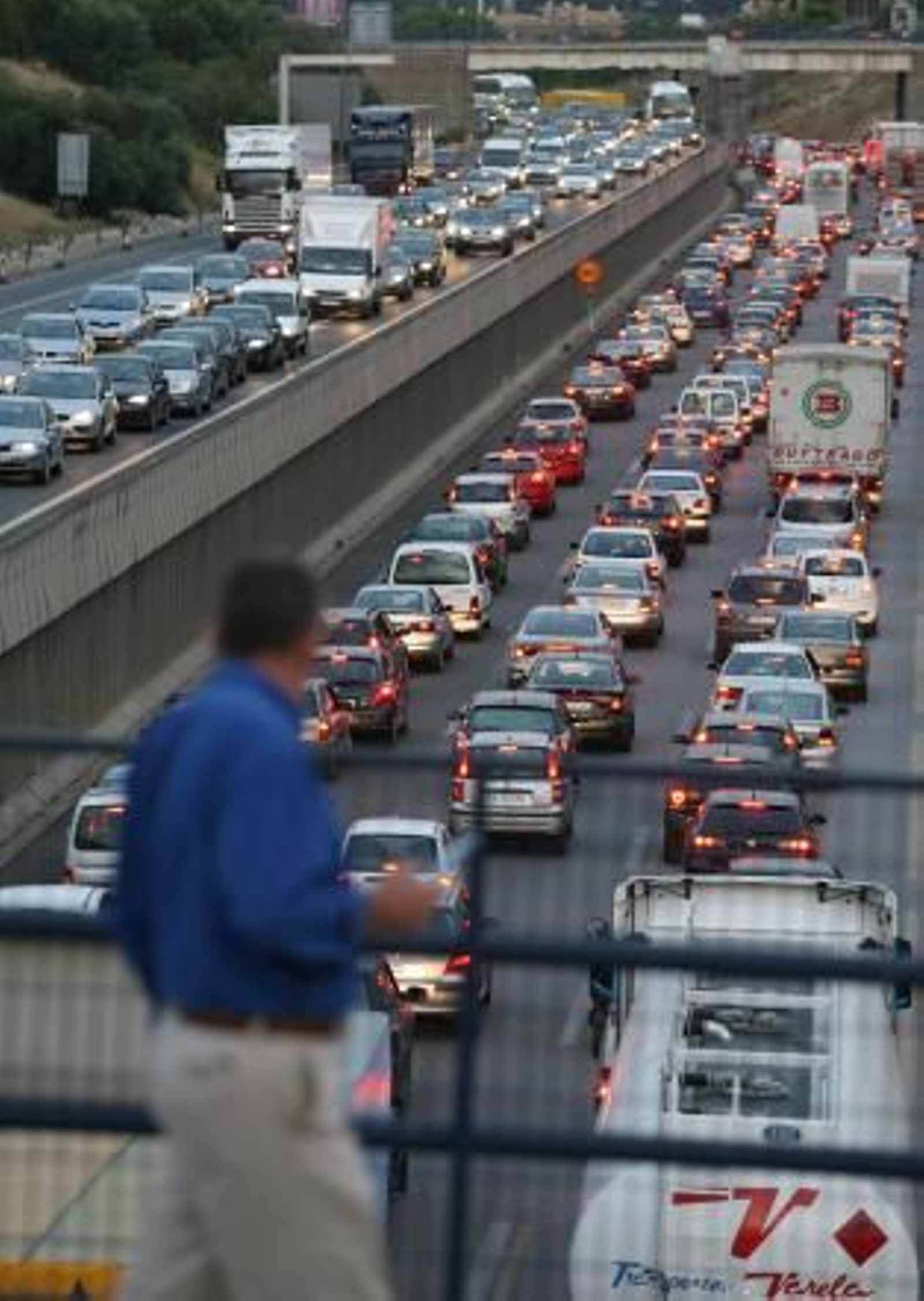 Hastiados de los atascos