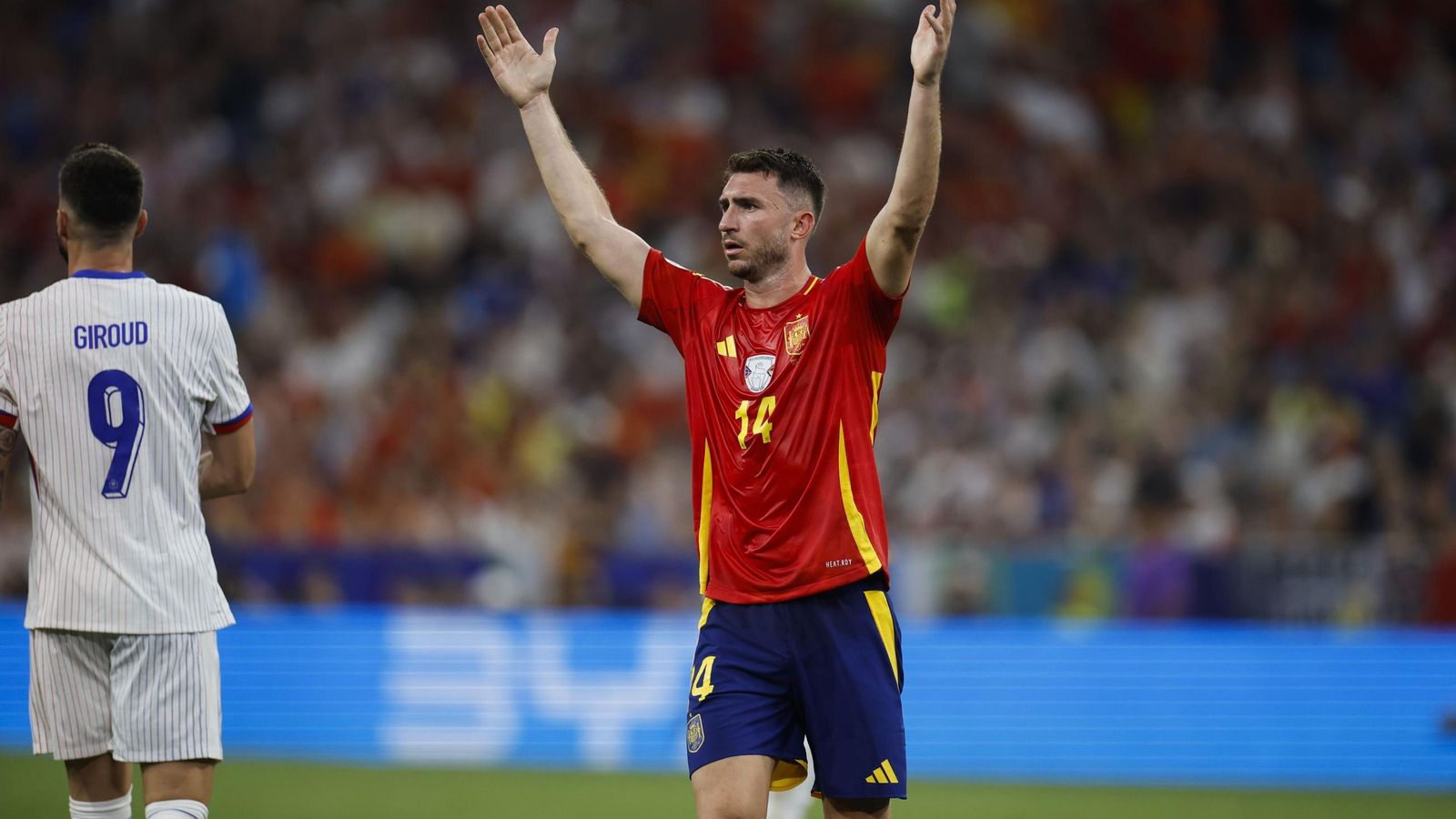 Las mejores imágenes del España - Francia