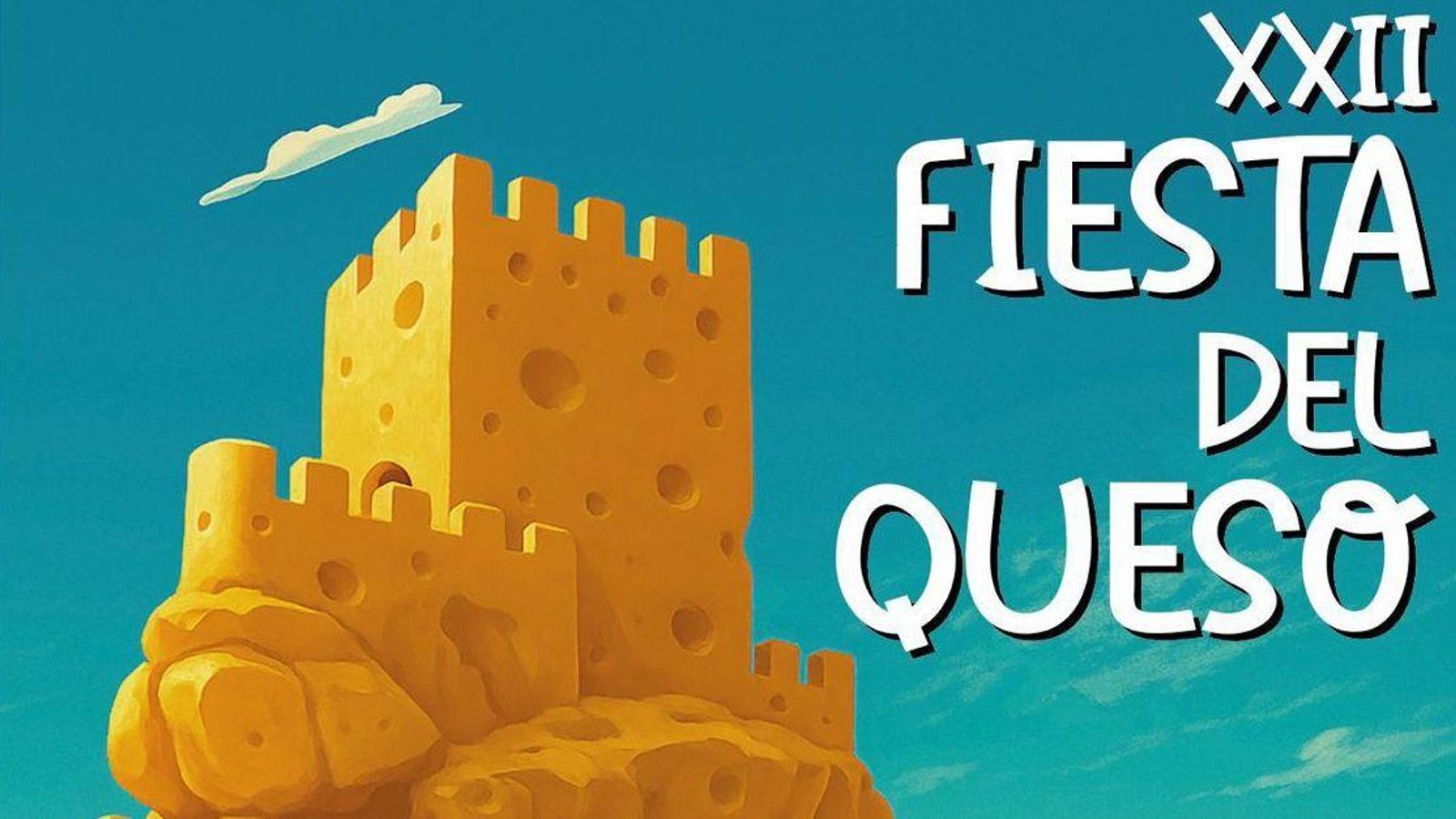 Cartel de la XXII Fiesta del Queso de Zuheros.