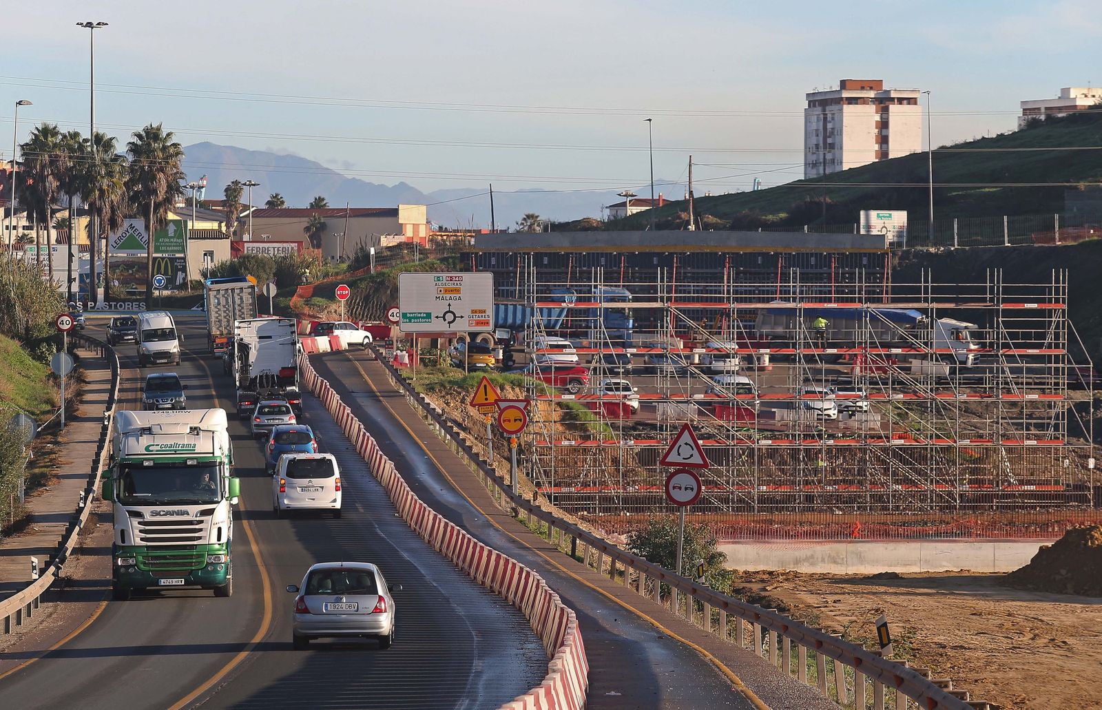 El nuevo acceso sur de Algeciras, en marcha