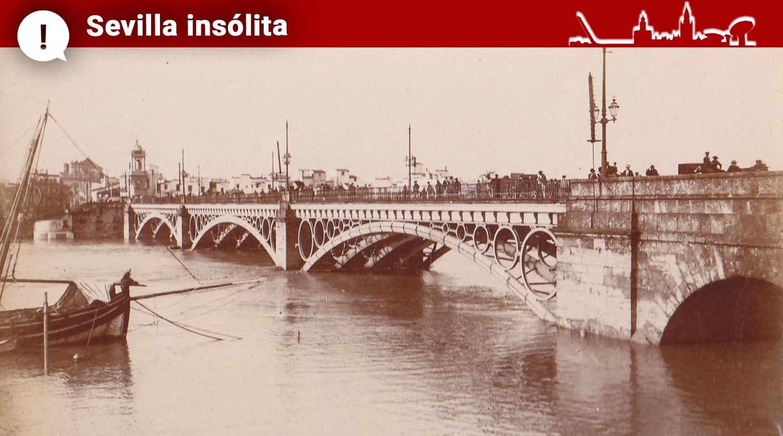 Vista de Sevilla en 1898.