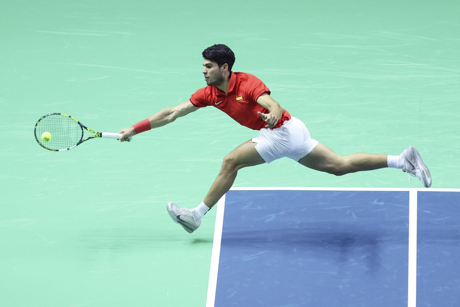 Las fotos de la derrota de España en el dobles ante Países Bajos