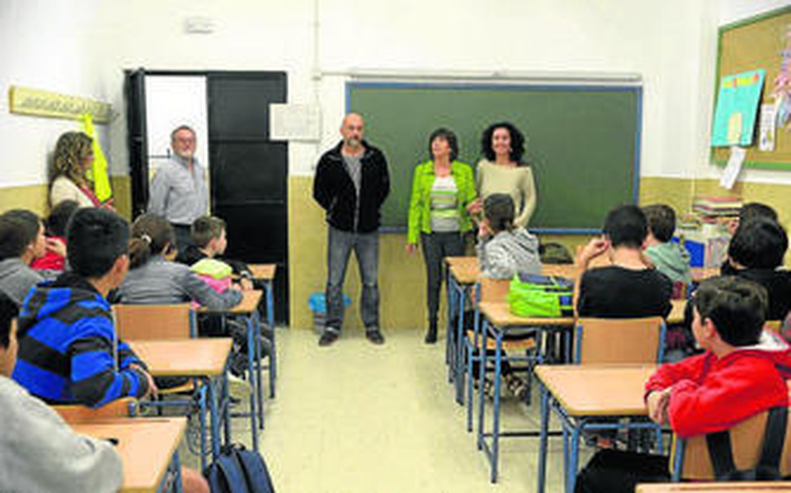 Una imagen del taller desarrollado en el IES Santo Domingo.