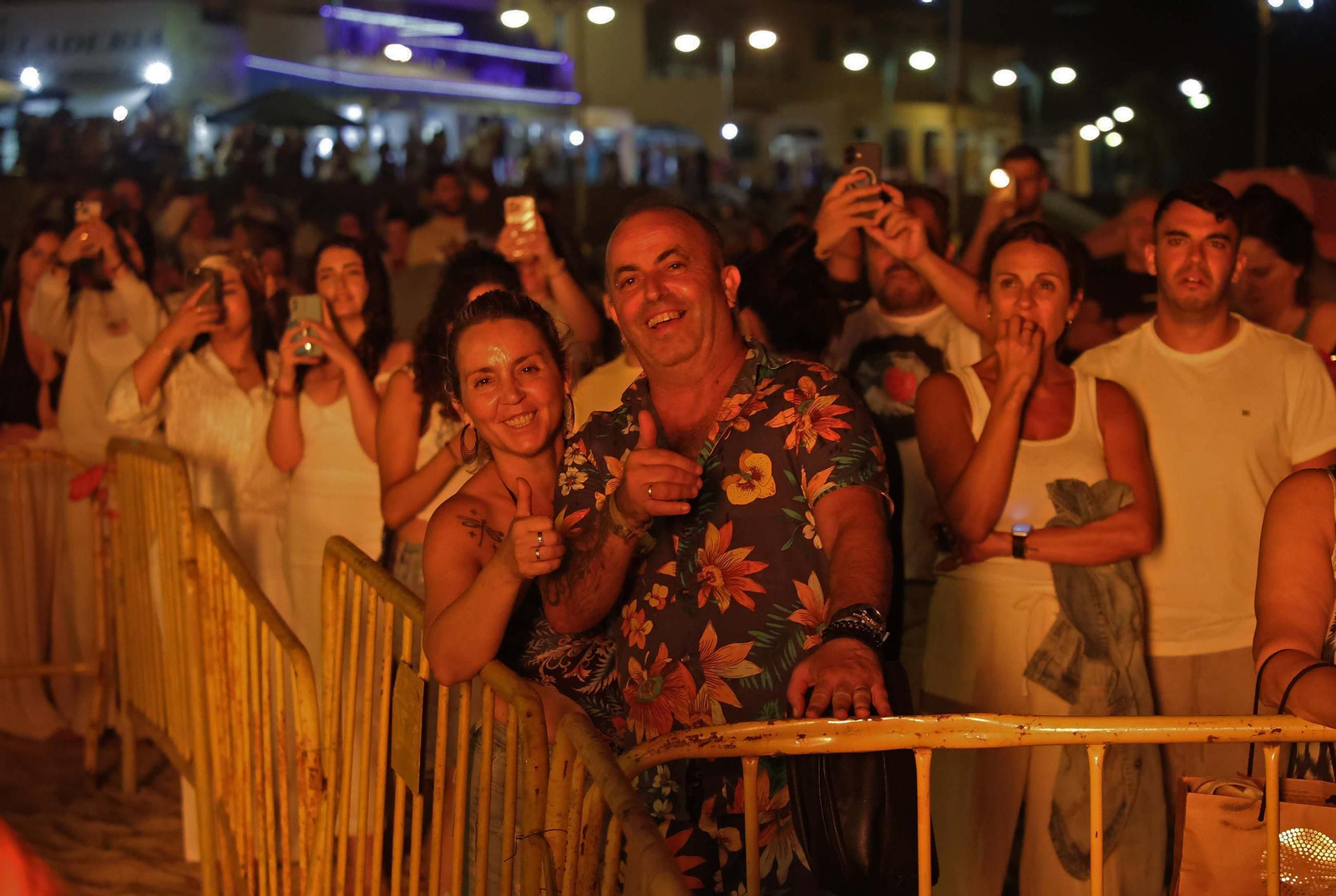 Fotos de la noche de San Juan en la playa de Getares de Algeciras