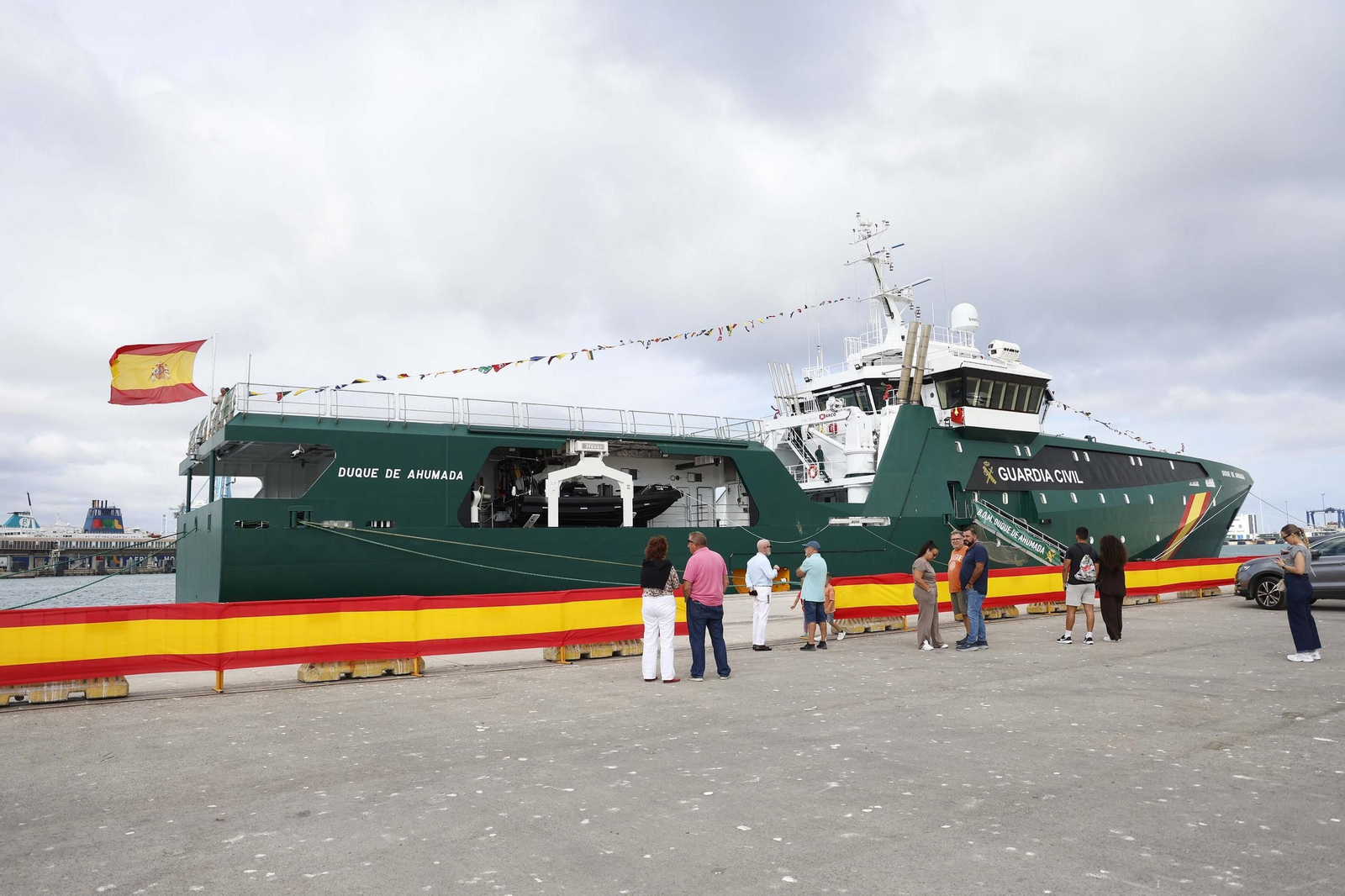 Fotos del nuevo patrullero de la Guardia Civil " Duque de Ahumada " en el Puerto de Algeciras