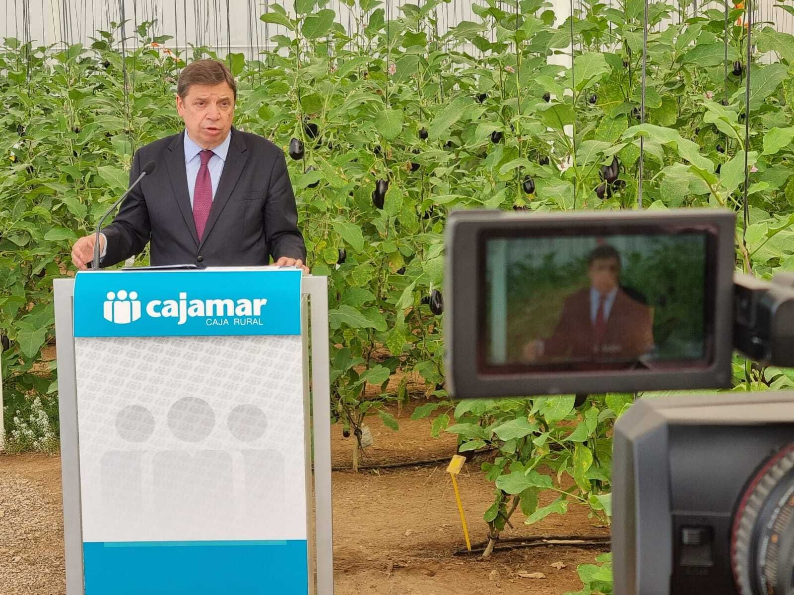 El ministro ha estado esta mañana en la Estación Las Palmerillas de Cajamar.