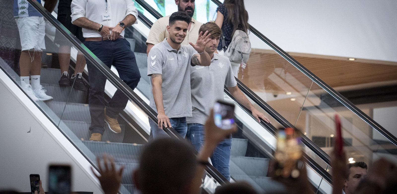 La jornada del Betis, en imágenes