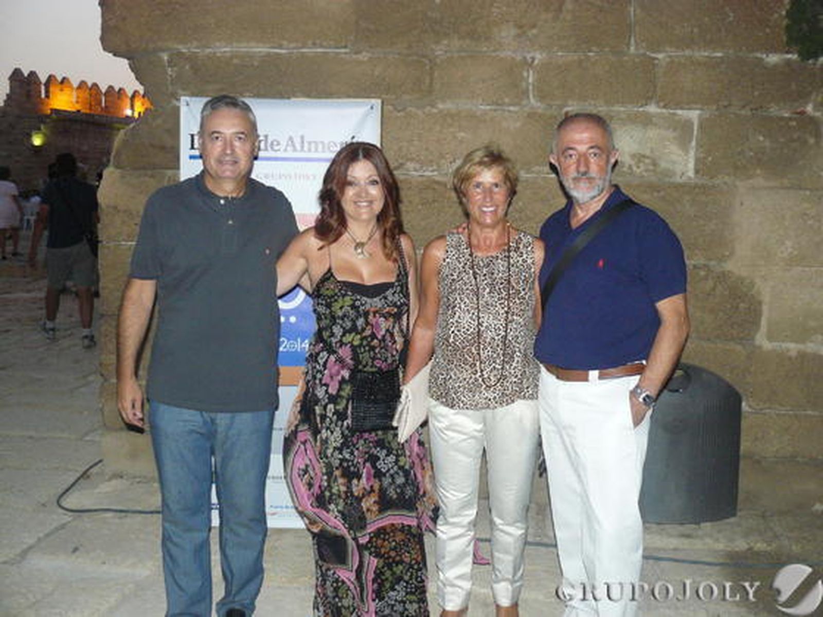 José Requena director general de Hotel Nuevo Torreluz con Amailia, Emy Pérez y Bienvenido Fernández de  Promociones Intelvil./ Rafael González y Ricardo García