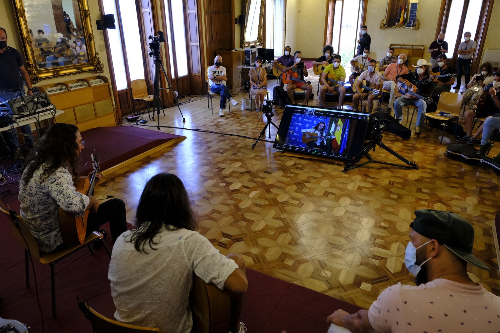 Fotogalería curso de guitarra flamenca de Tomatito. Almería
