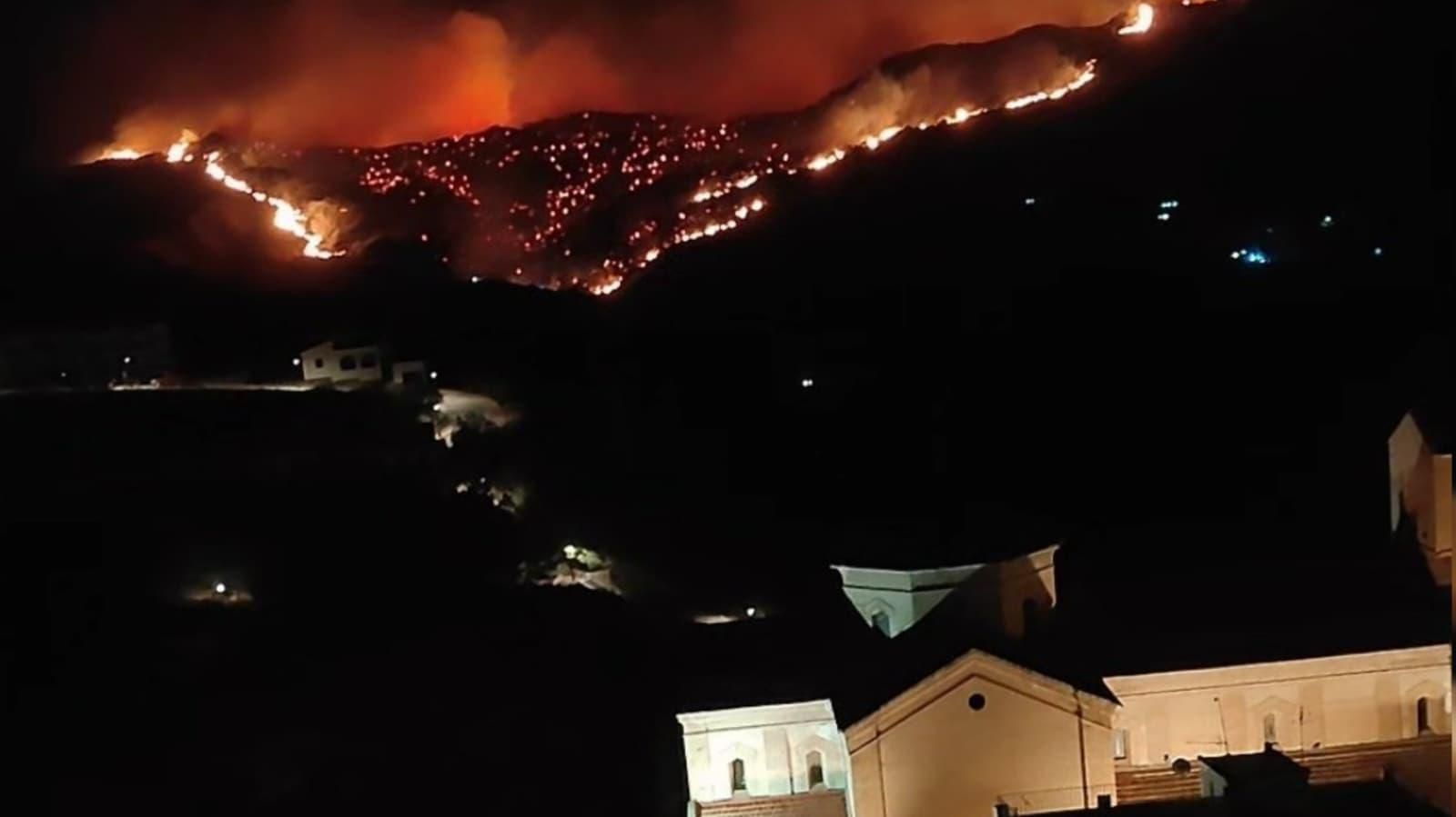 Incendio en Lubrín y Bédar.