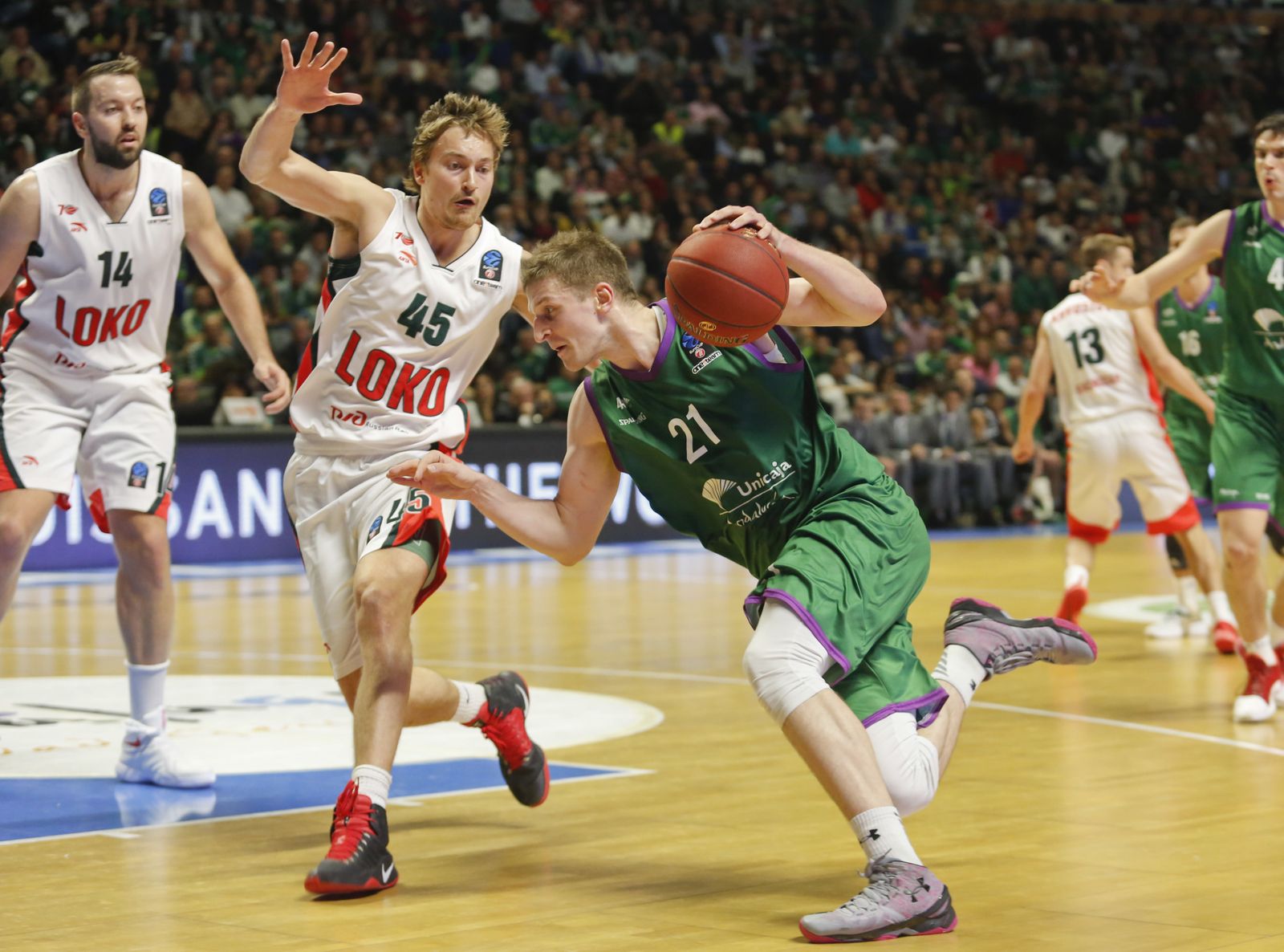 Las imágenes del Unicaja-Lokomotiv