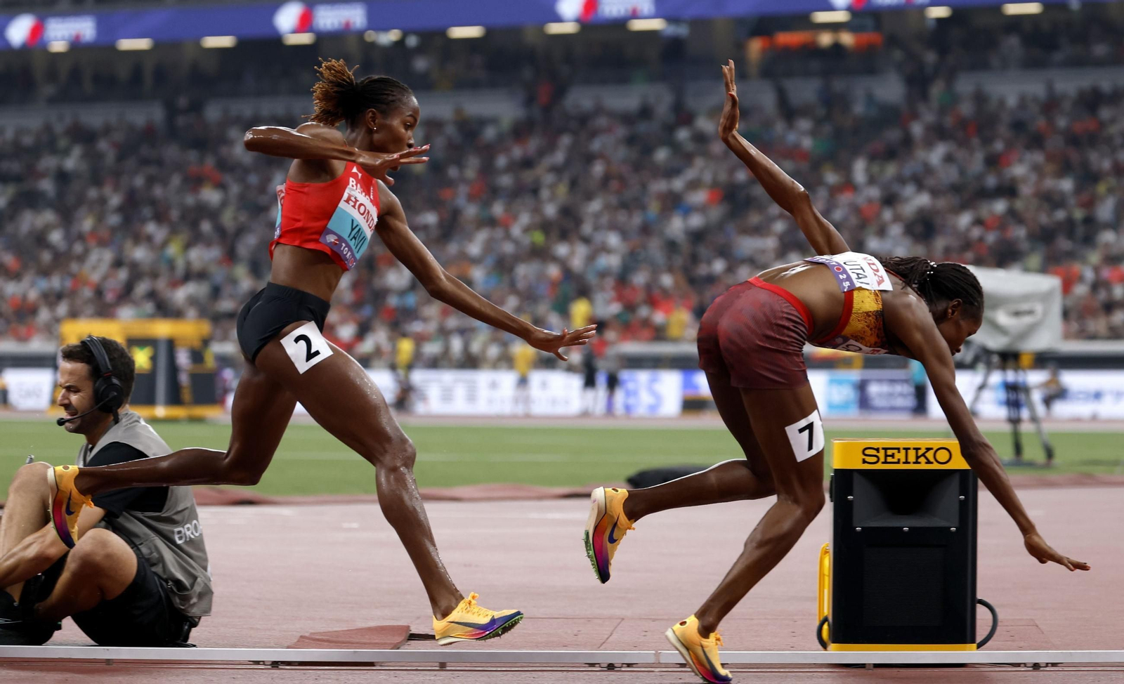 Las fotos de la lesión de Jordan Díaz y del resto de la jornada del Mundial de atletismo