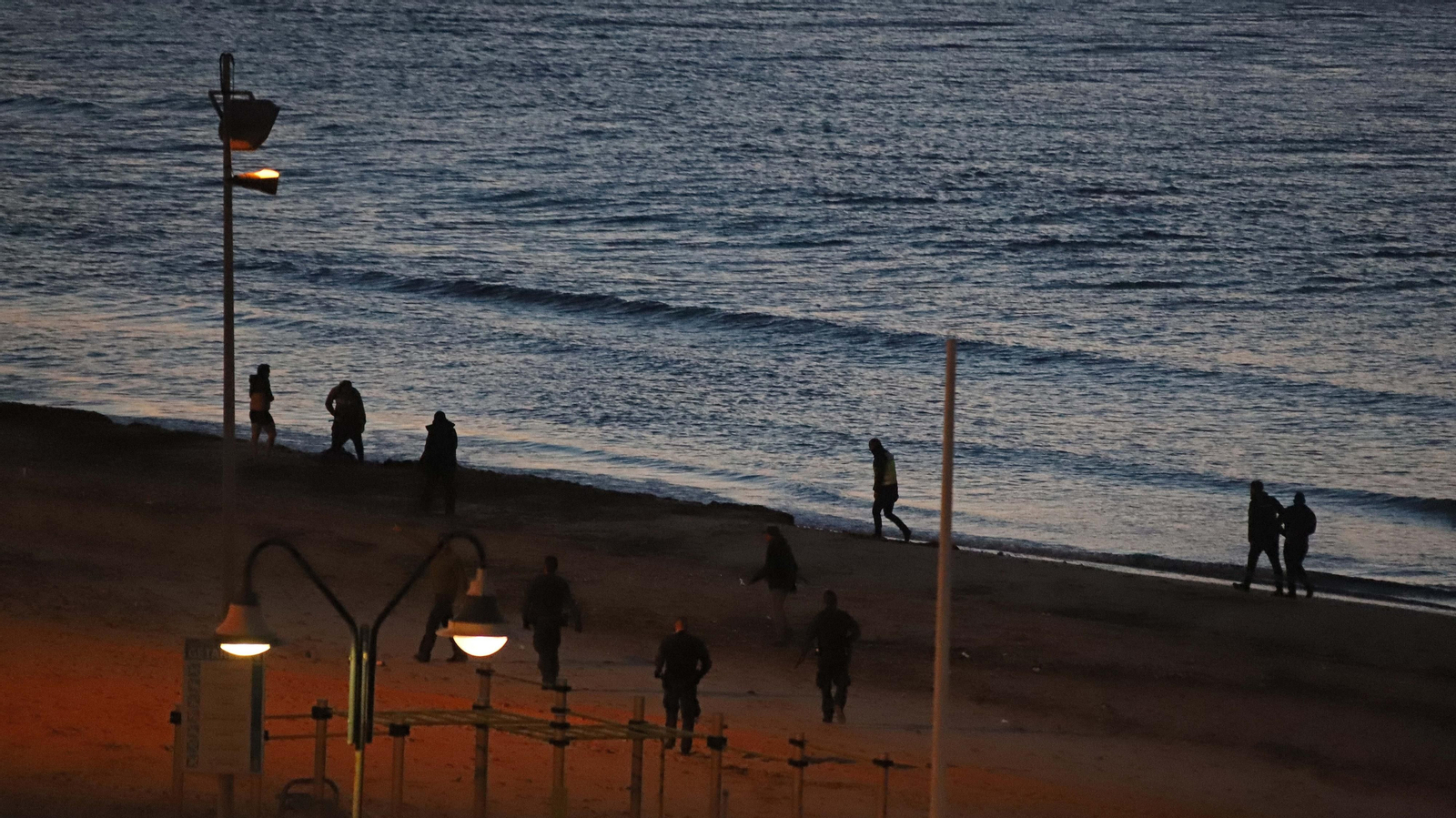 Alijo frustrado en la playa de Getares