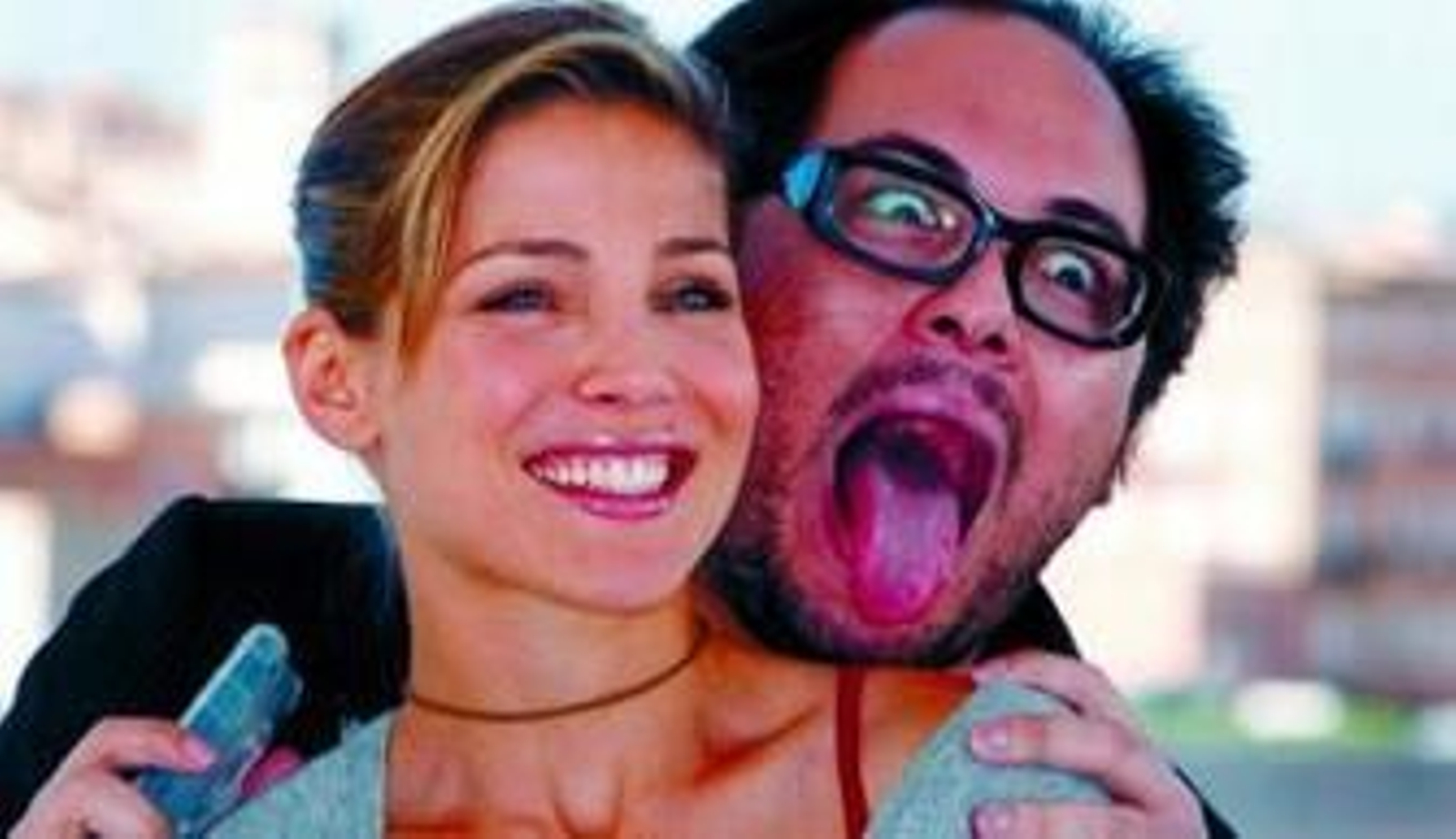 Nicolás López y Elsa Pataky en la presentación de 'Santos'.