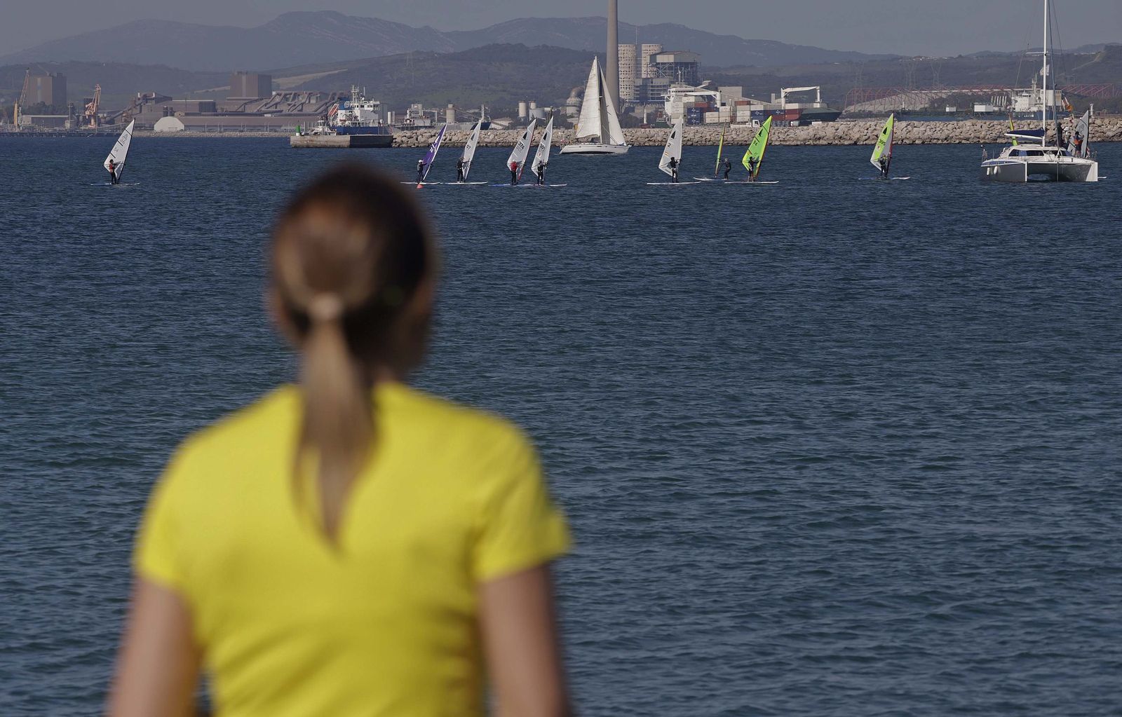Las fotos de la segunda jornada opa de Andalucía de la clase Windsurfer, en La Línea