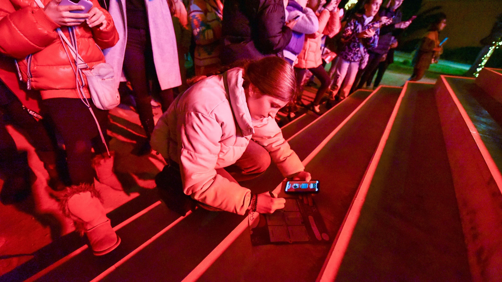 La yincana solidaria 'A por el gordo' en La Línea, en imágenes