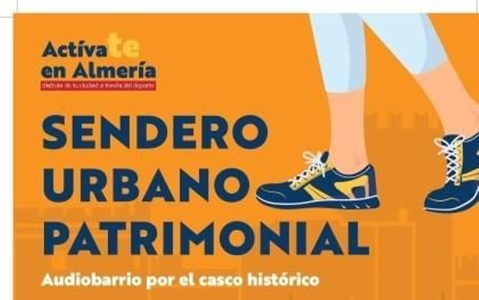 Cartel del sendero urbano