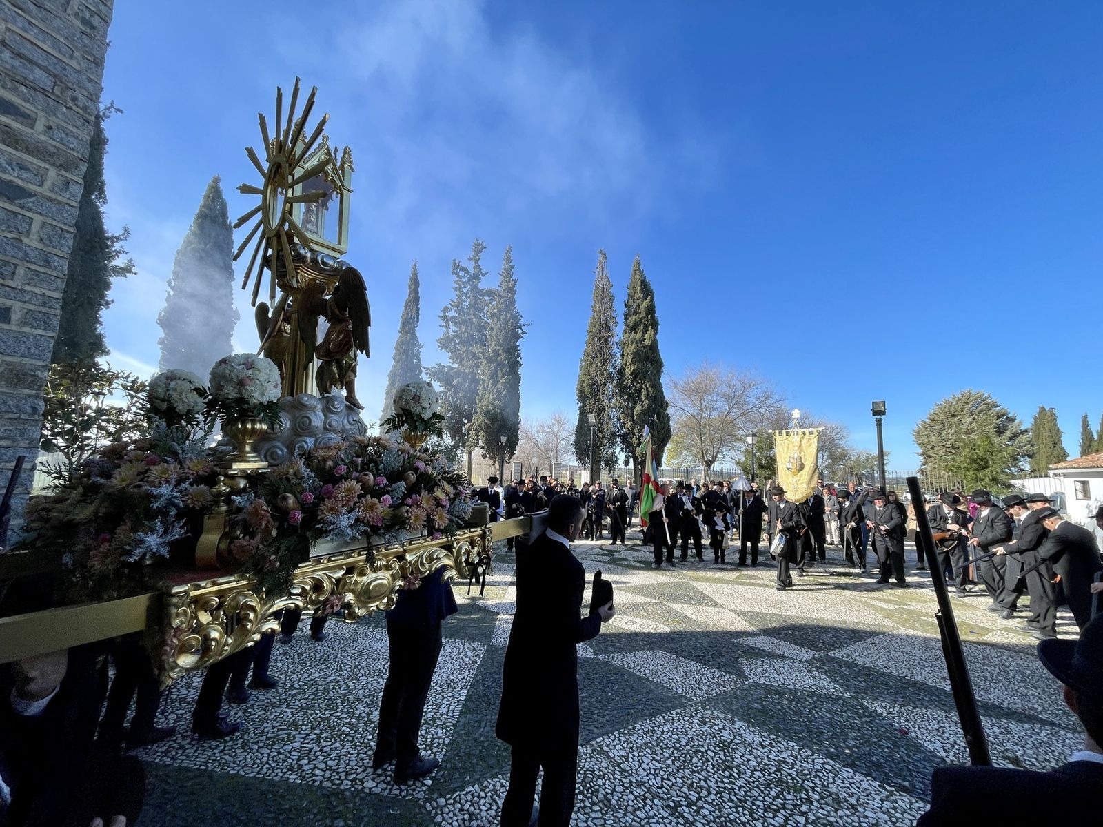 El traslado de la Virgen de Guía a Alcaracejos, en imágenes