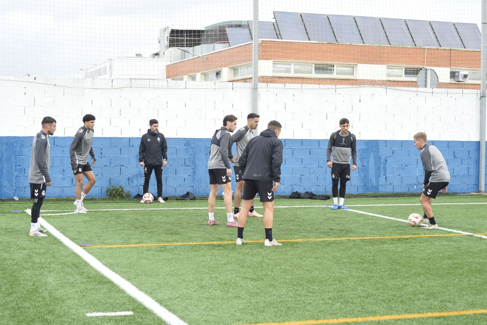 Las fotos del primer entrenamiento de Ángel Mancheño con la Balona