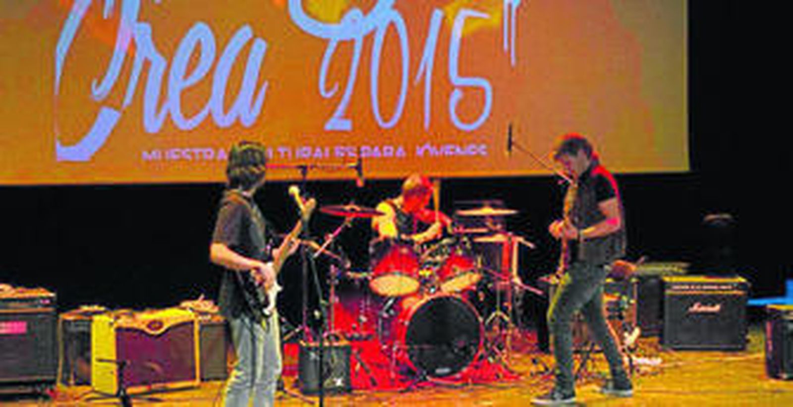 Terral, durante su actuación en Málaga Crea Rock 2015.